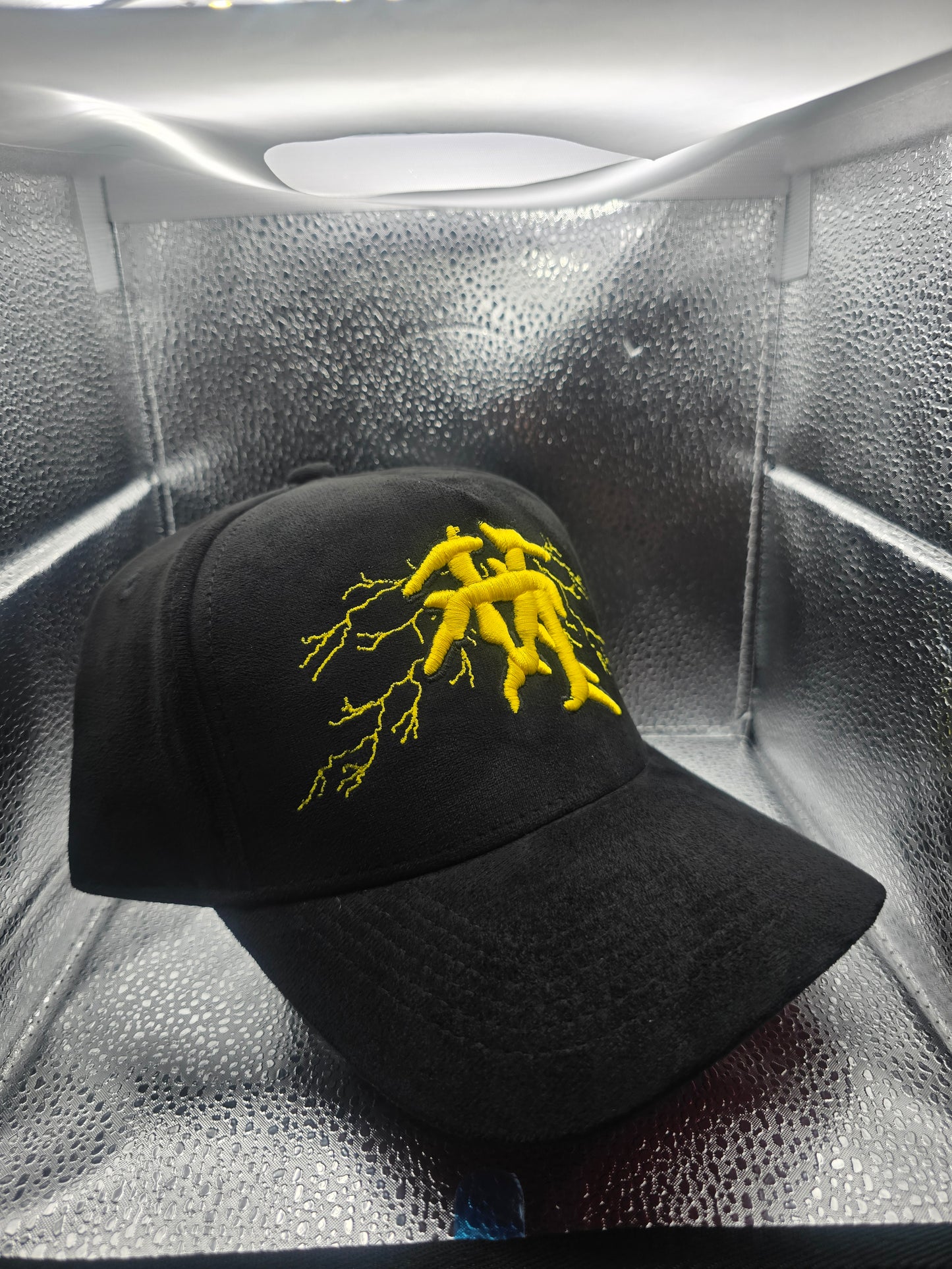 Gorra LA de gamuza