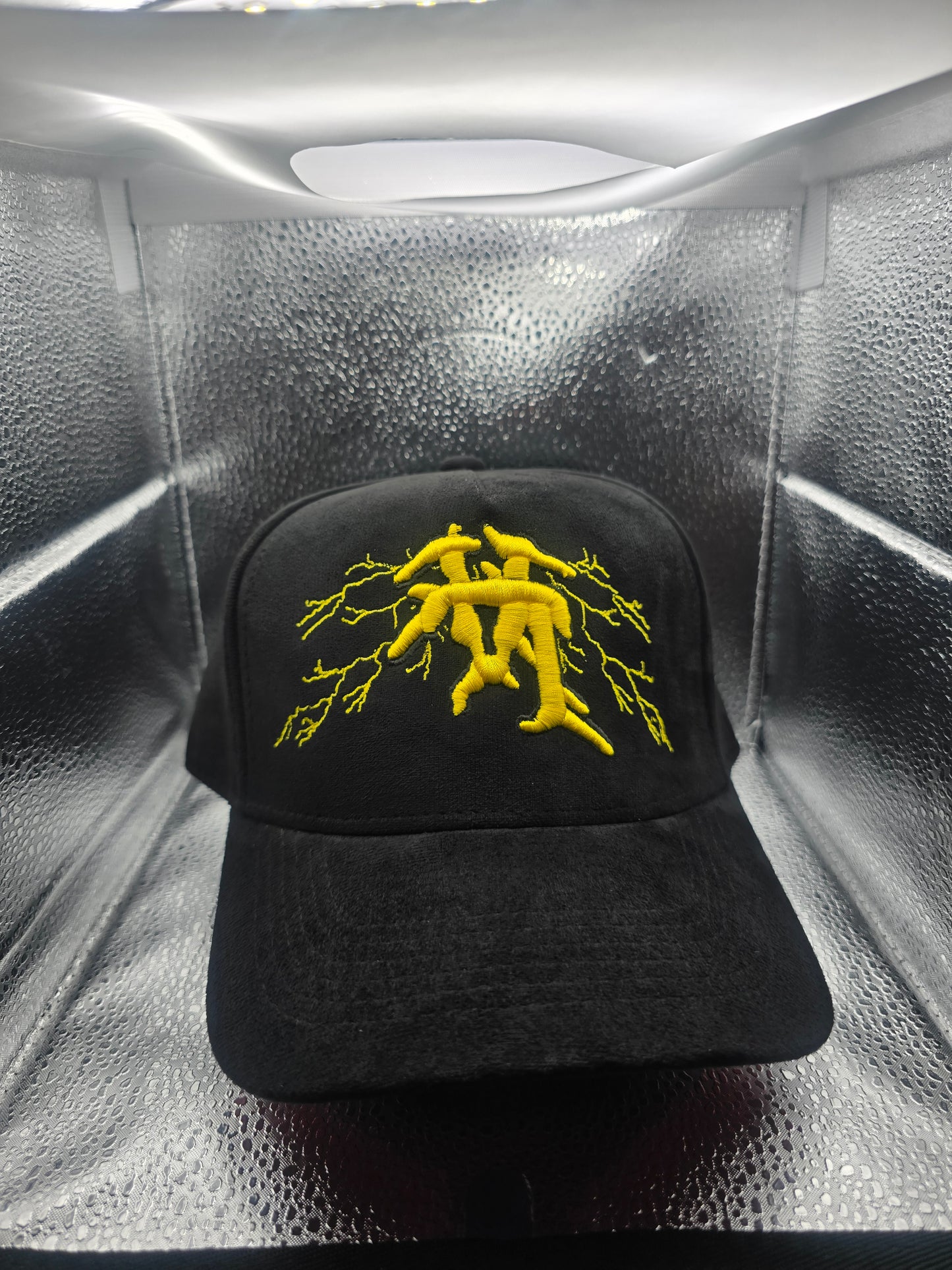 Gorra LA de gamuza