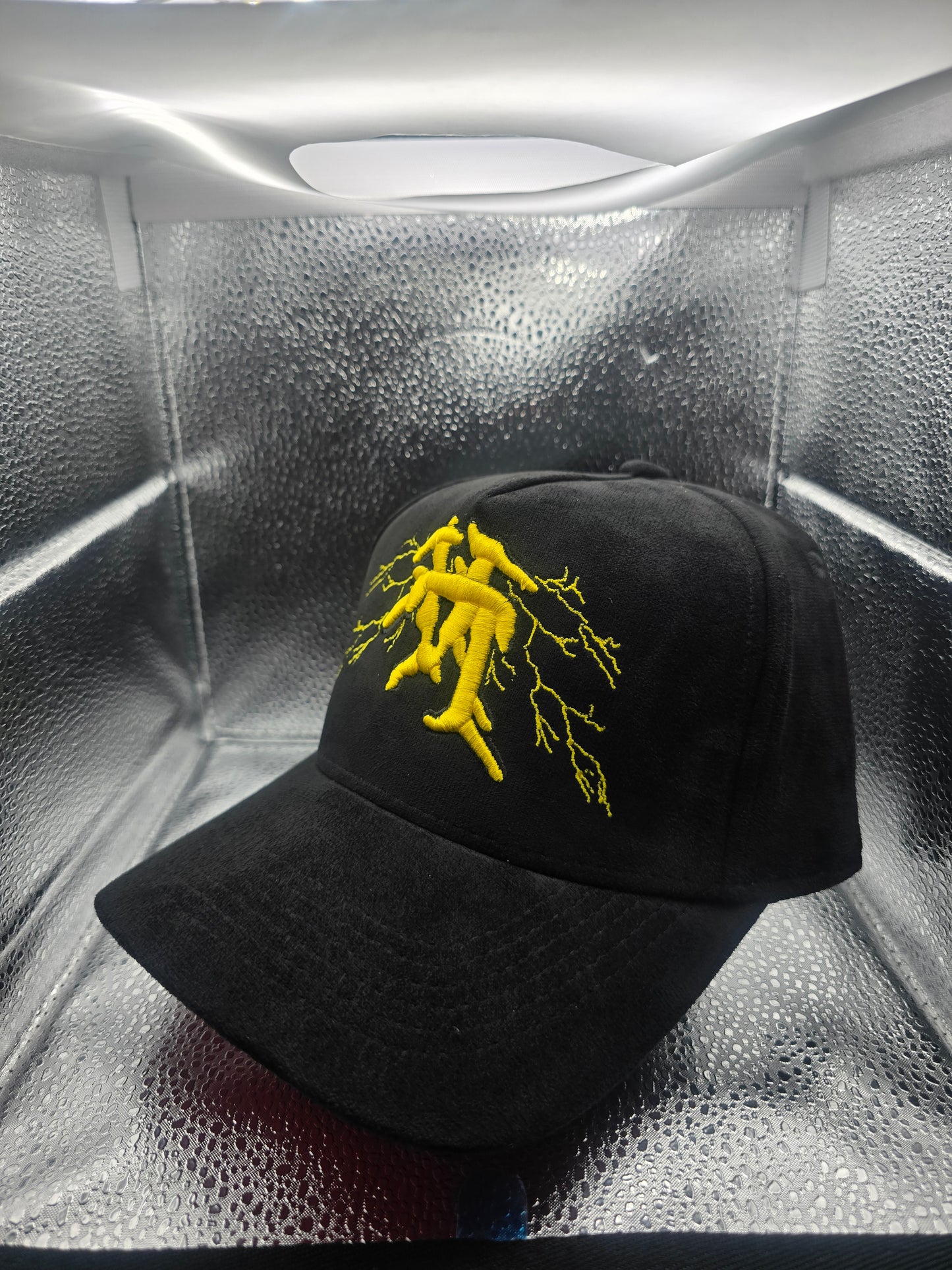 Gorra LA de gamuza