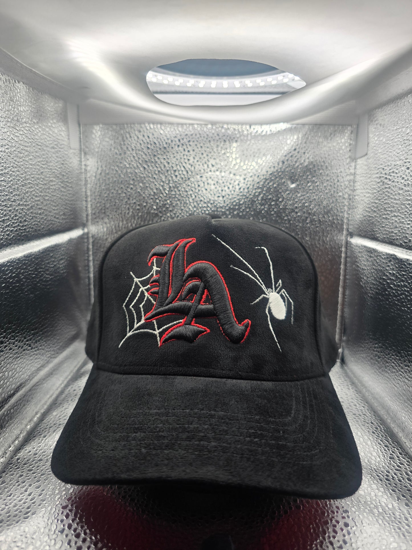 Gorra LA de gamuza