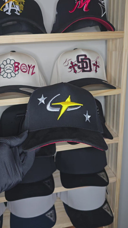 Gorra visera de gamuza