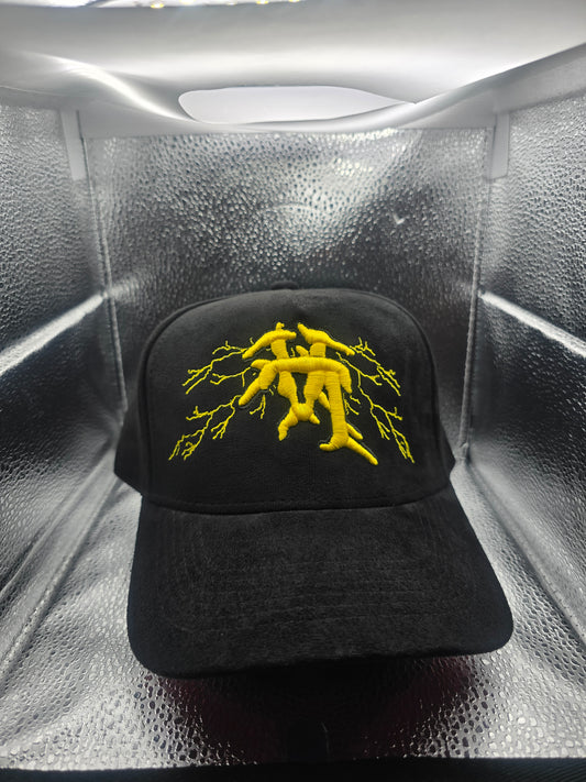 Gorra LA de gamuza